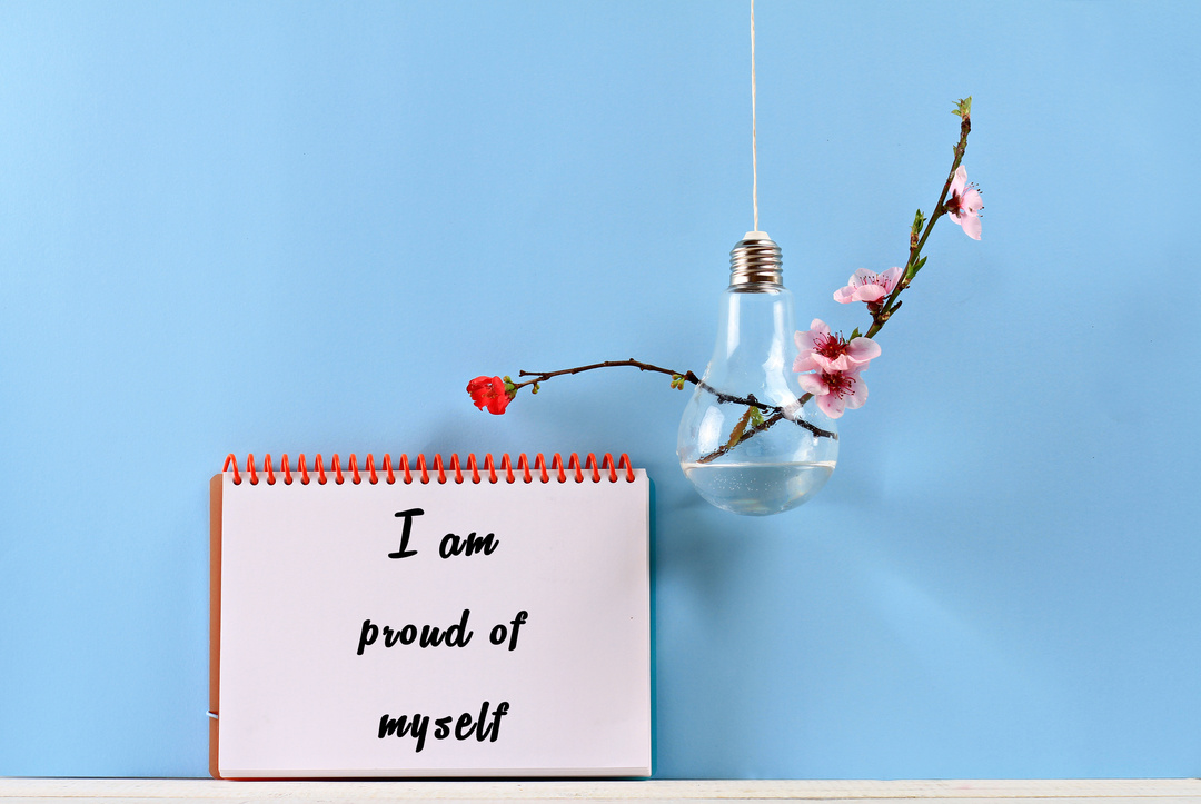 Self love affirmation. I am proud of myself.